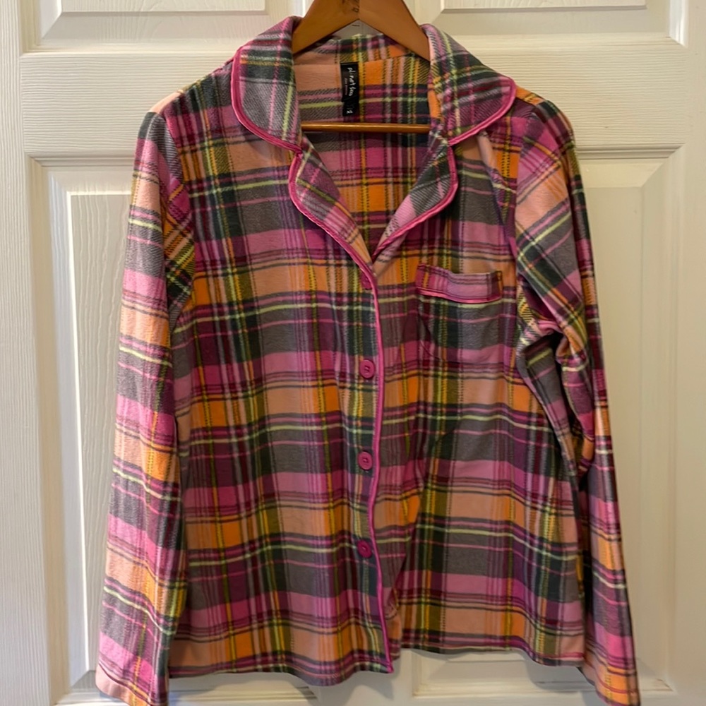 Planet sleep XL fleece pj top
